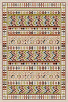 Painted Mesa Geometric Washable Rug Multi