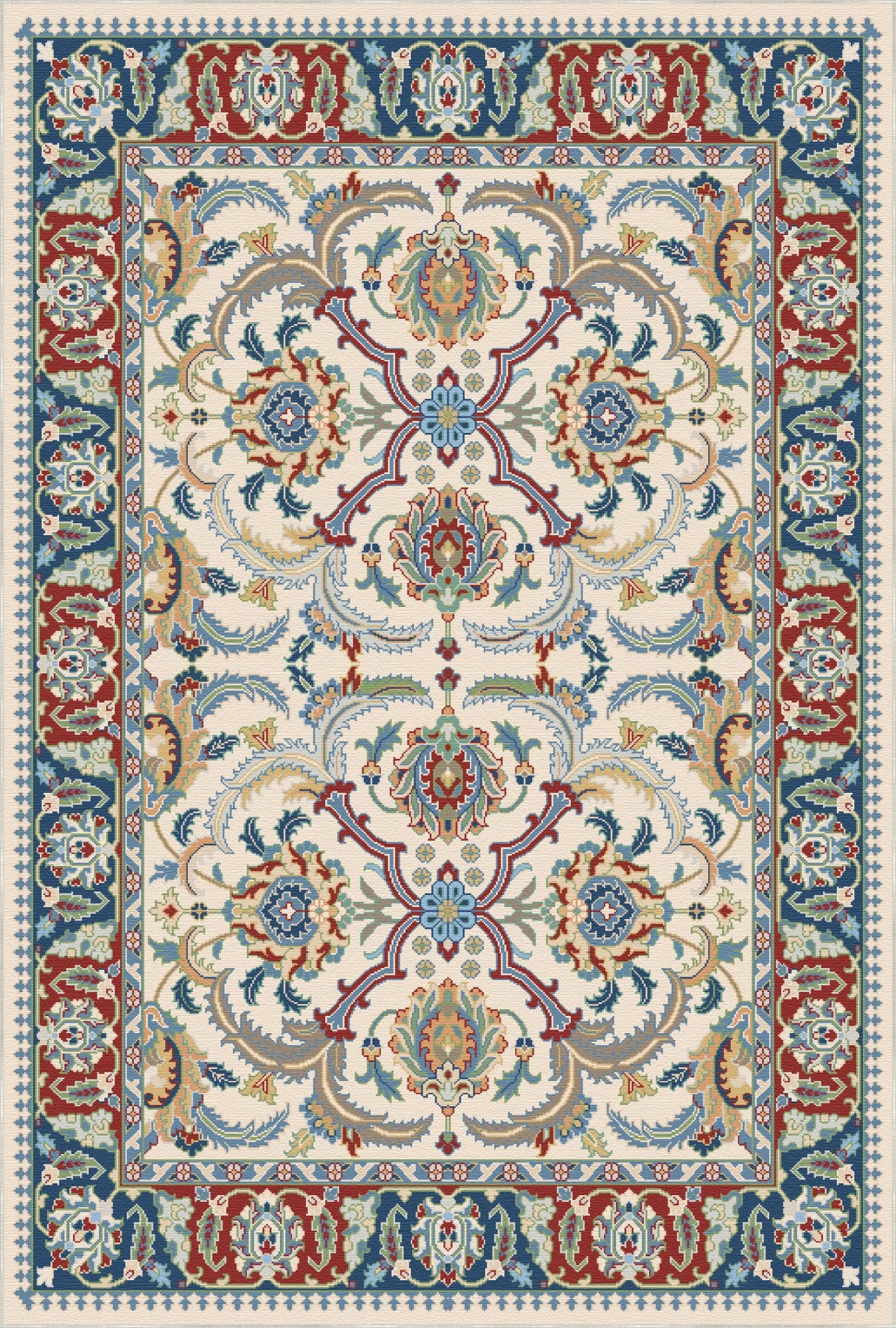 Lira Ivory Palace Garden Rug