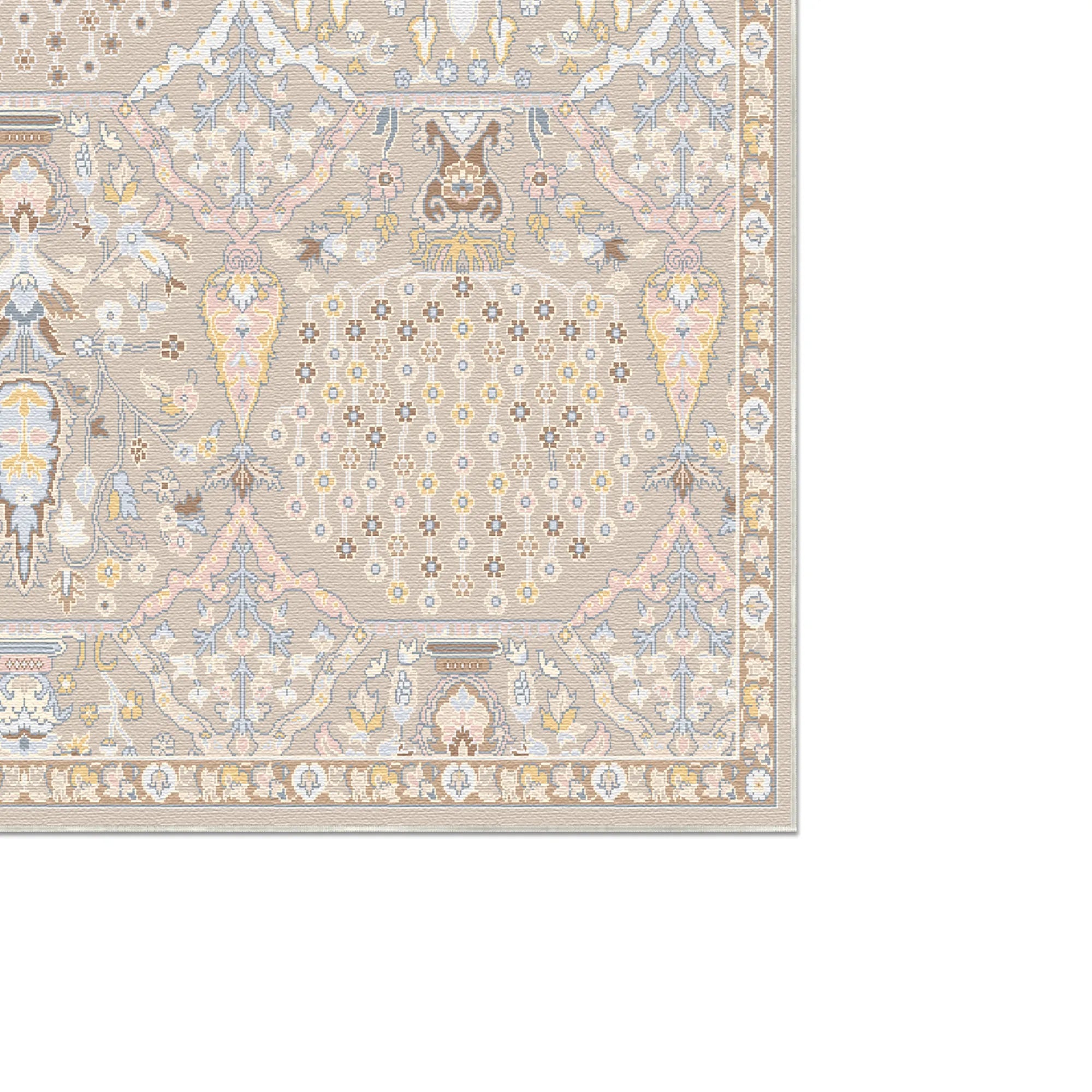 Tappeto Transitorio Alya Bouquet Perla