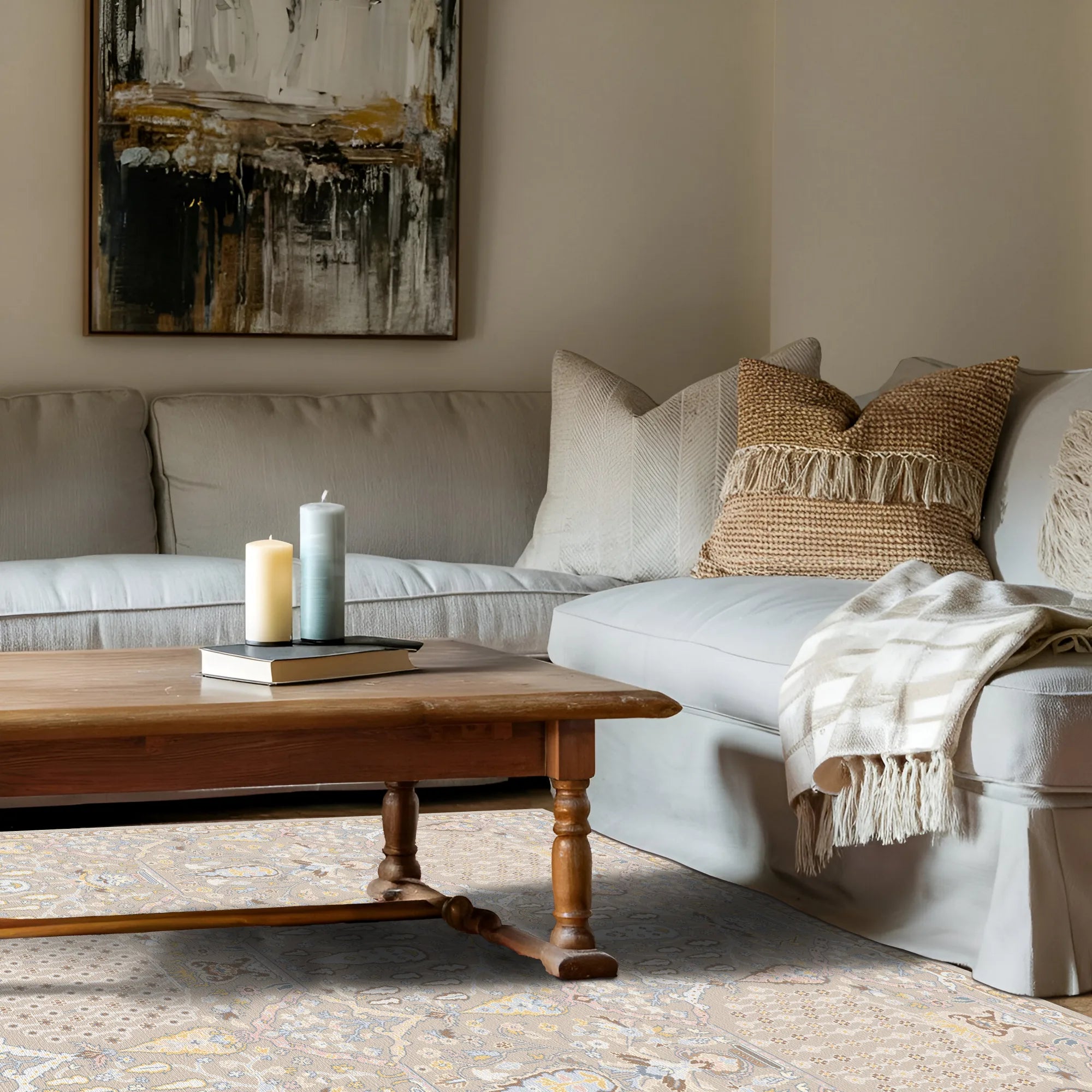 Tappeto Transitorio Alya Bouquet Perla