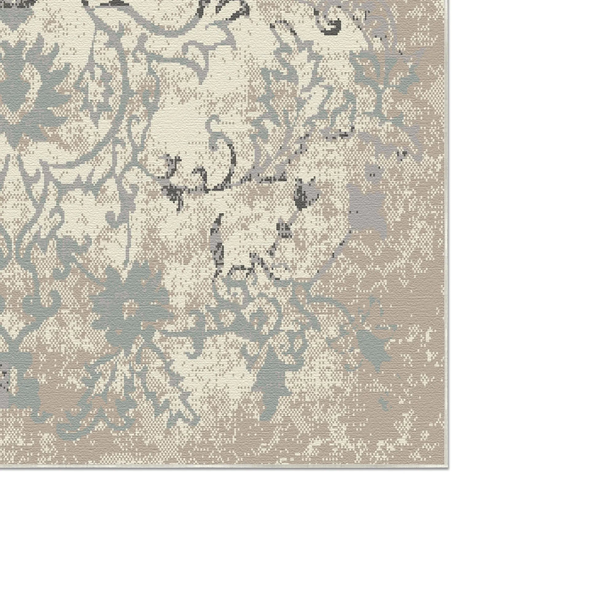 Alabaster Dream Vintage Washable Rug