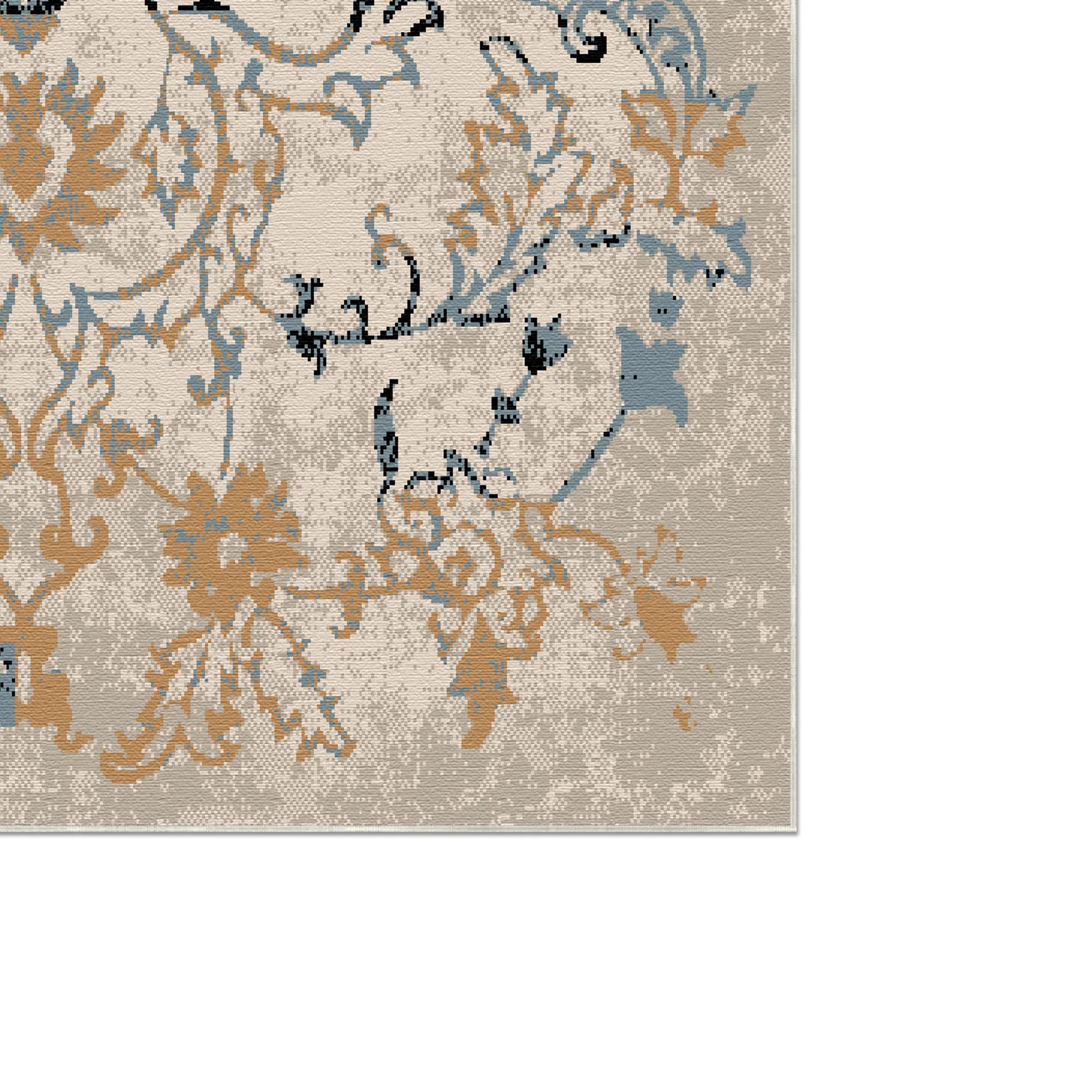 Gilded Sky Distressed Washable Rug