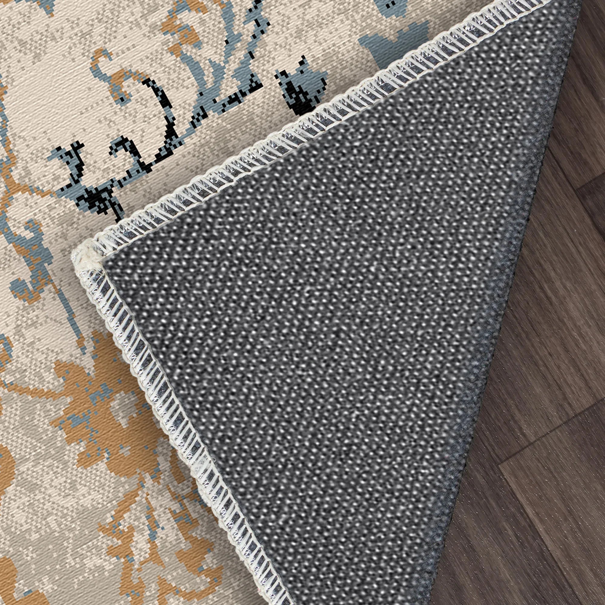 Gilded Sky Distressed Washable Rug