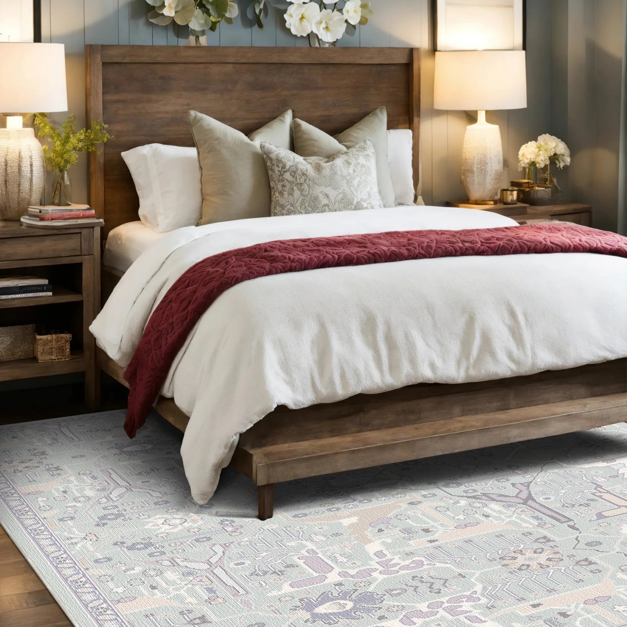 Lana Lilac Horizon Abstract Rug