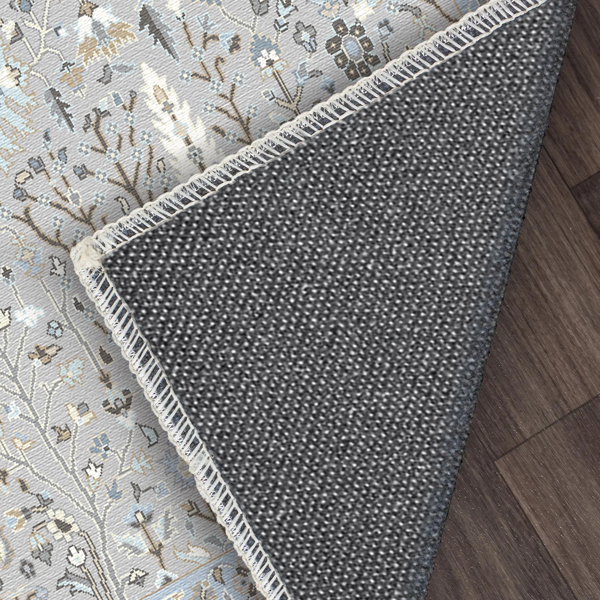 Nora Silver Arbor Floral Rug