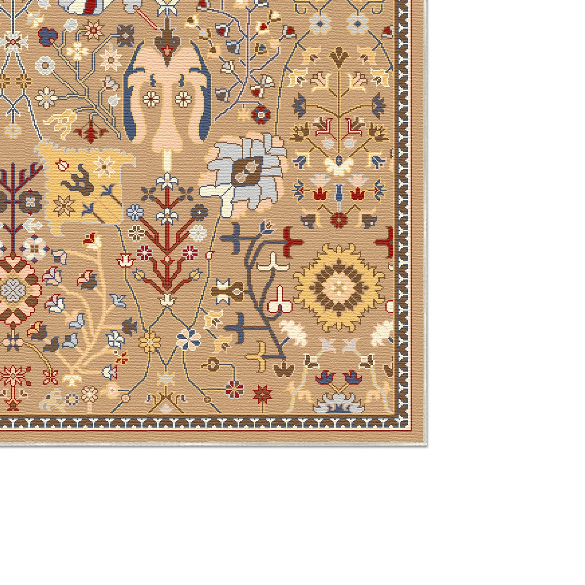 Rhea Amber Orchard Botanical Rug