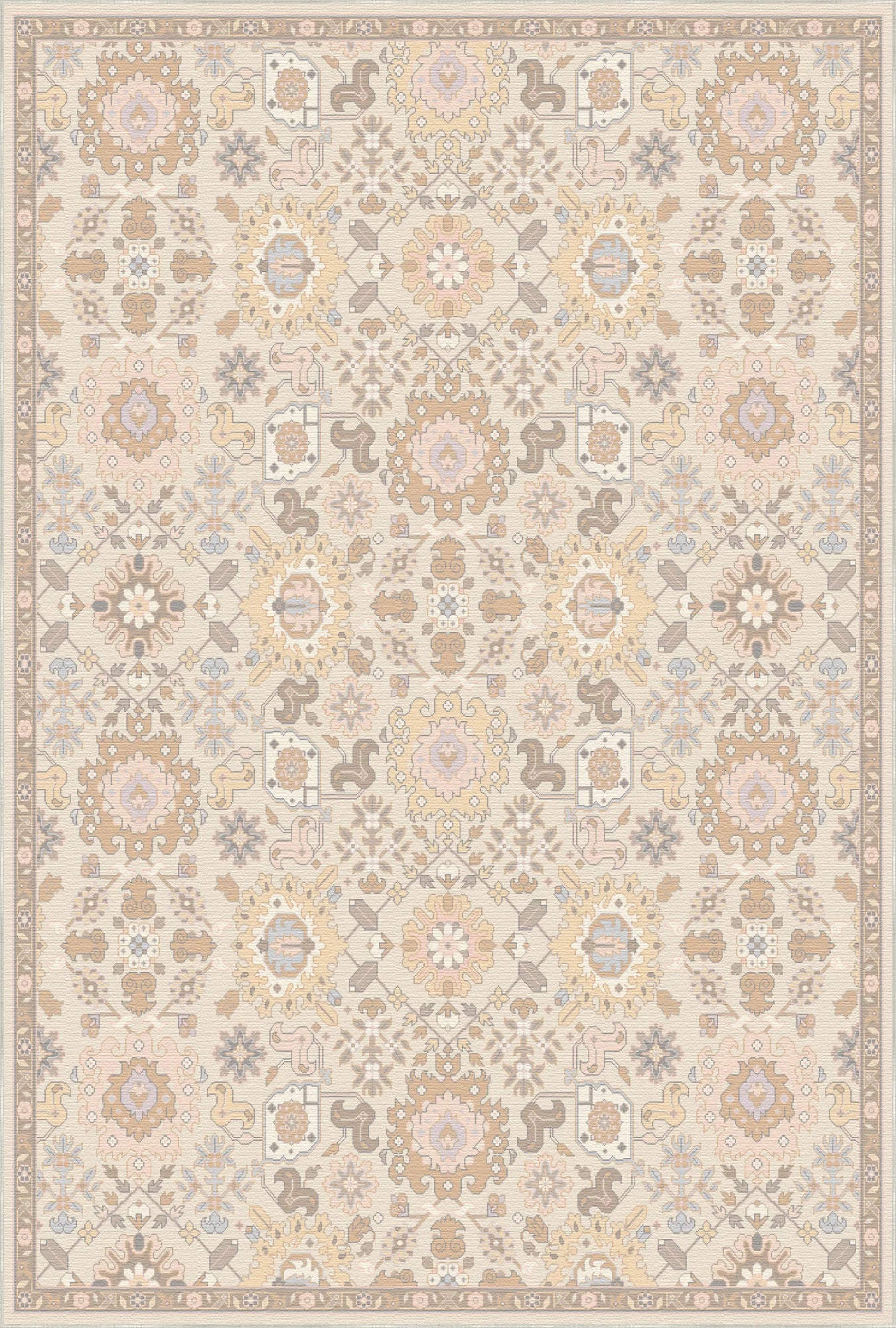 Selene Ivory Grace Transitional Rug