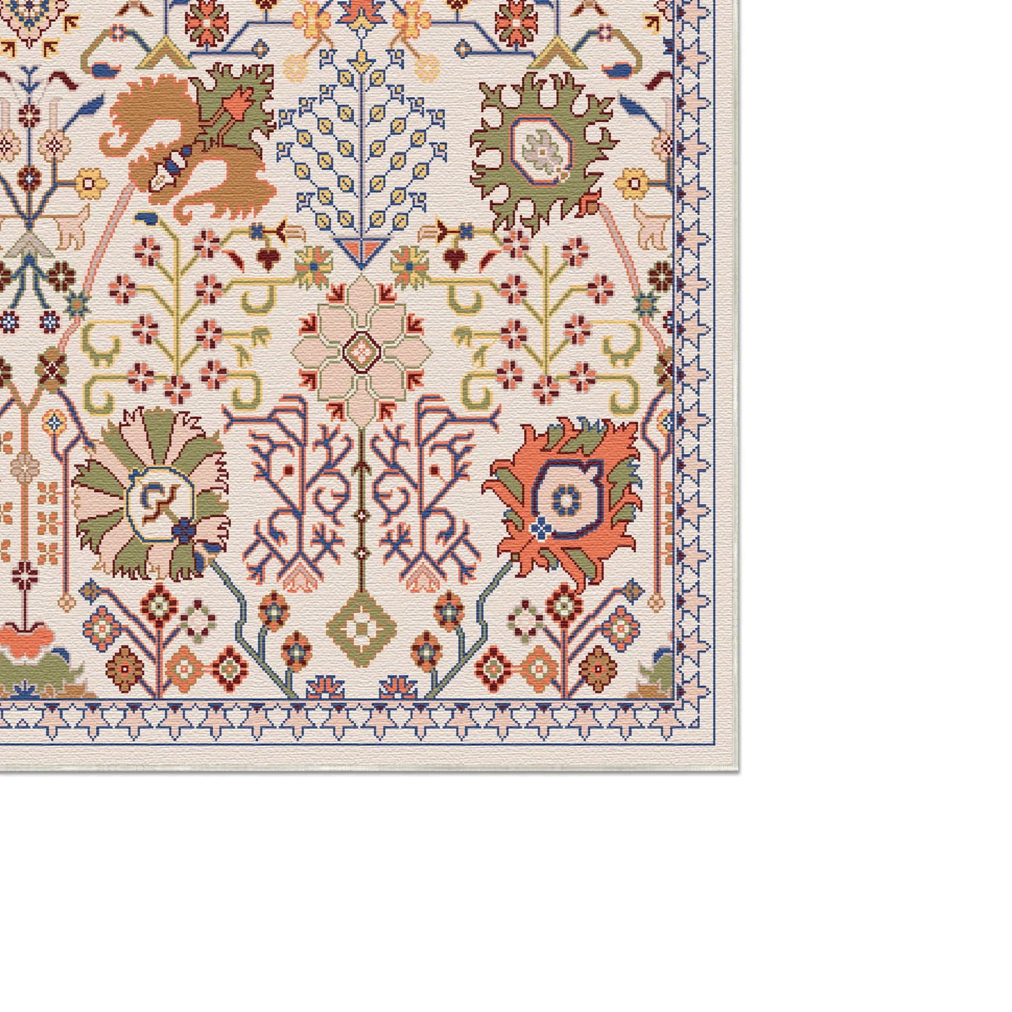 Vesta Ivory Orchard Botanical Rug