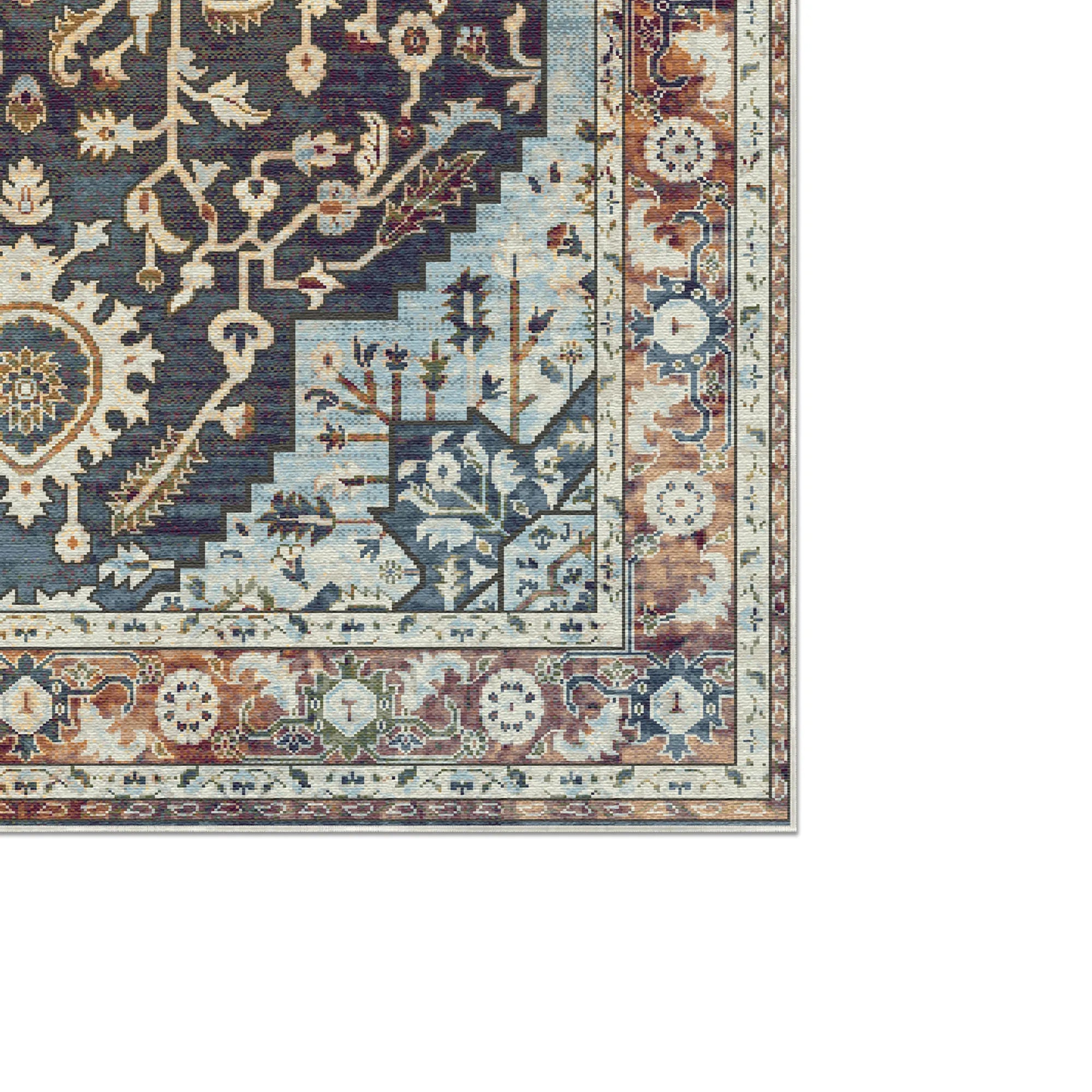 Nox Indigo Sovereign Medallion Rug