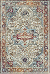 Aria Ivory Sovereign Medallion Rug Ivory