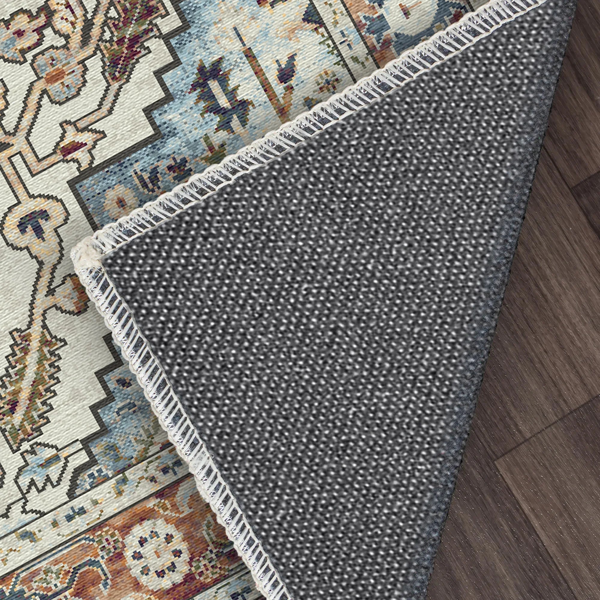 Aria Ivory Sovereign Medallion Rug