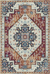 Rowan Rust Emblem Medallion Rug Rust