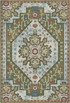 Juno Sage Emblem Medallion Rug Sage Green