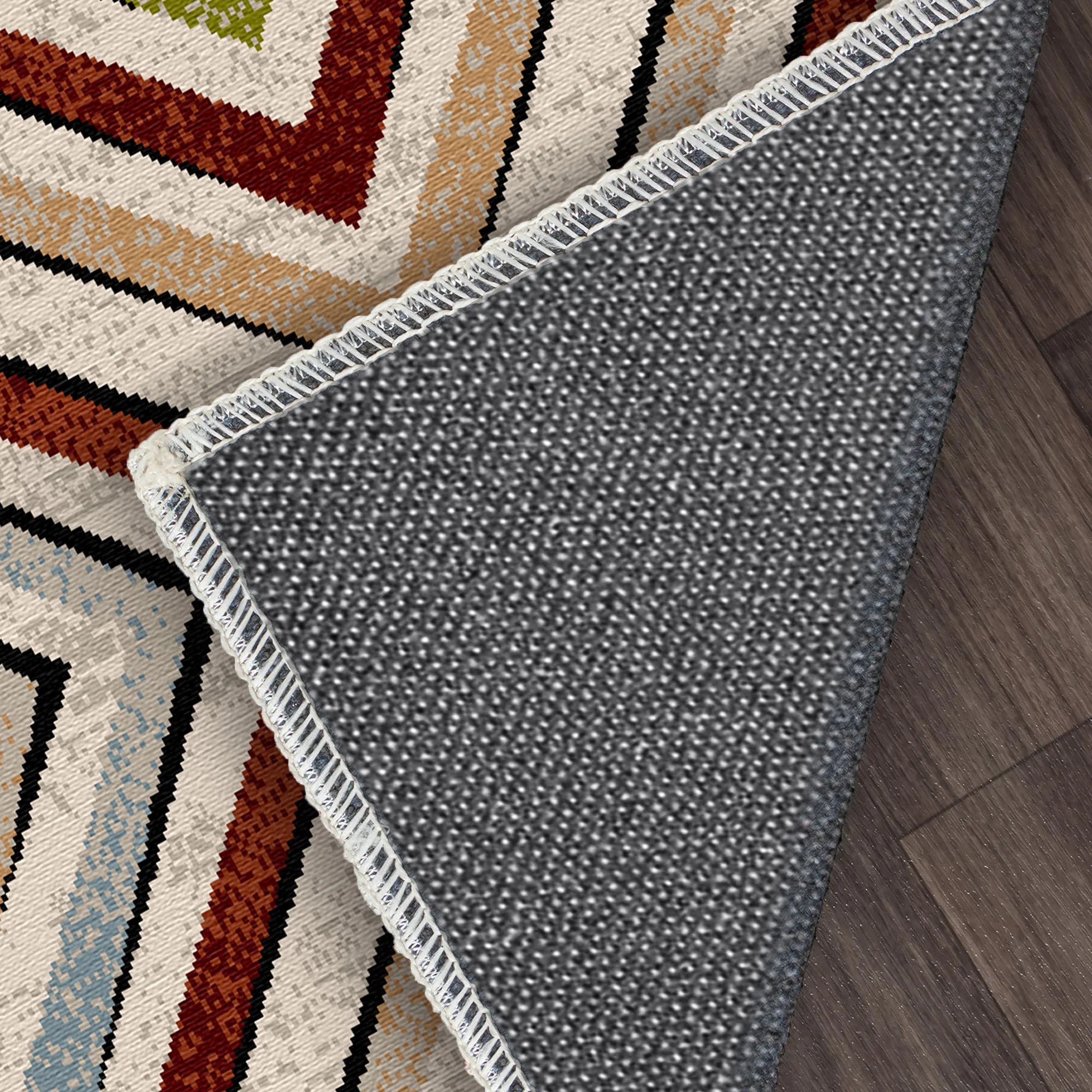 Sierra Prism Geometric Washable Rug