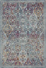 Celeste Slate Arabesque Washable Rug 