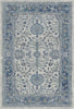 Elara Gray Blue Floral Rug 