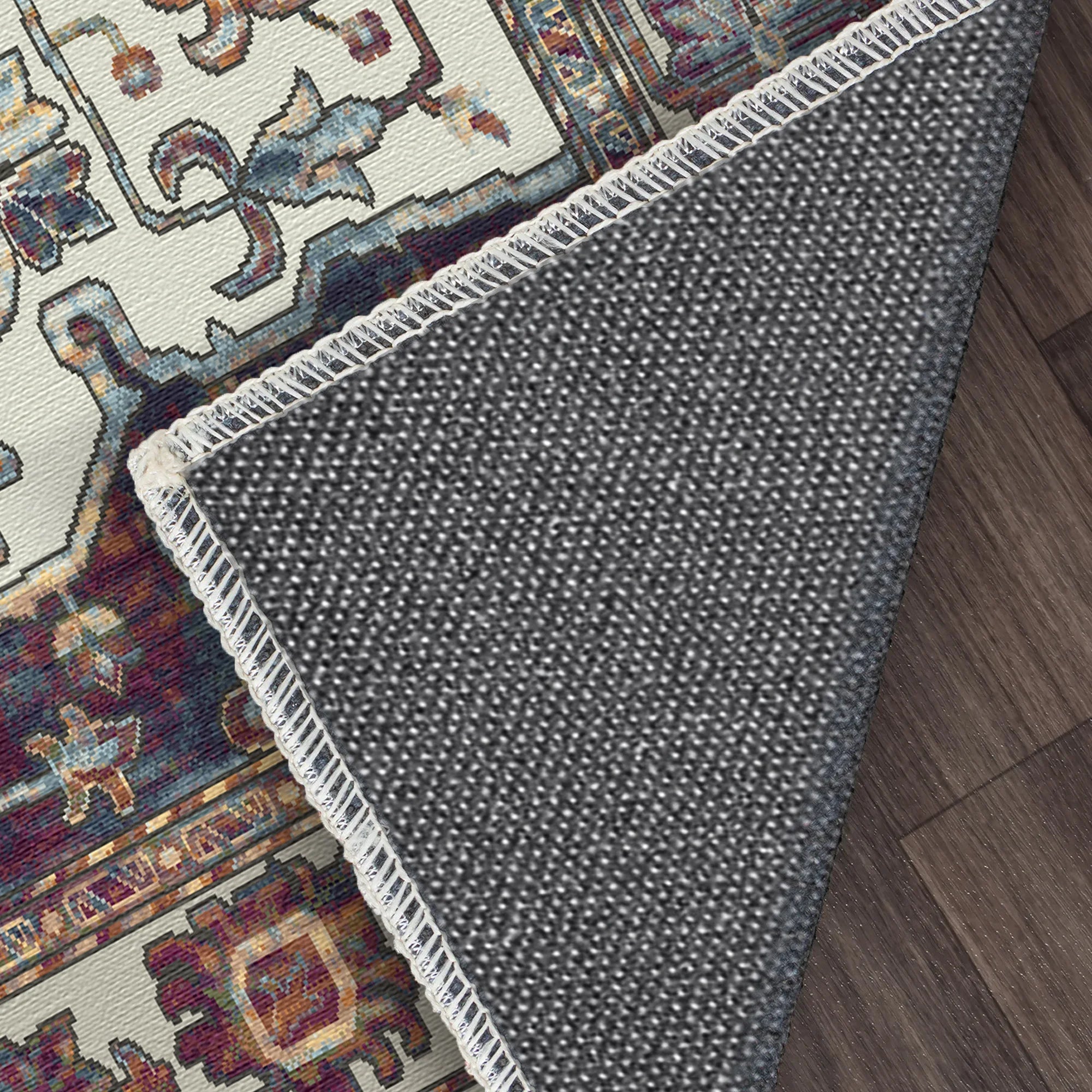 Aria Rust Amber Floral Rug