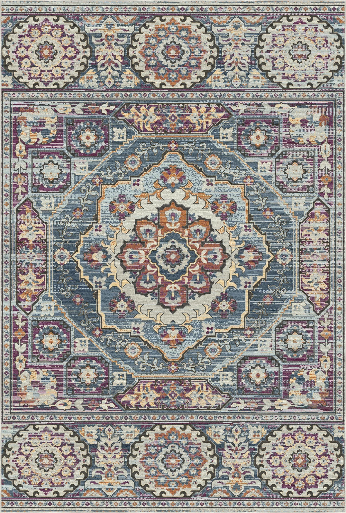 Sentry Indigo Gallery Rug