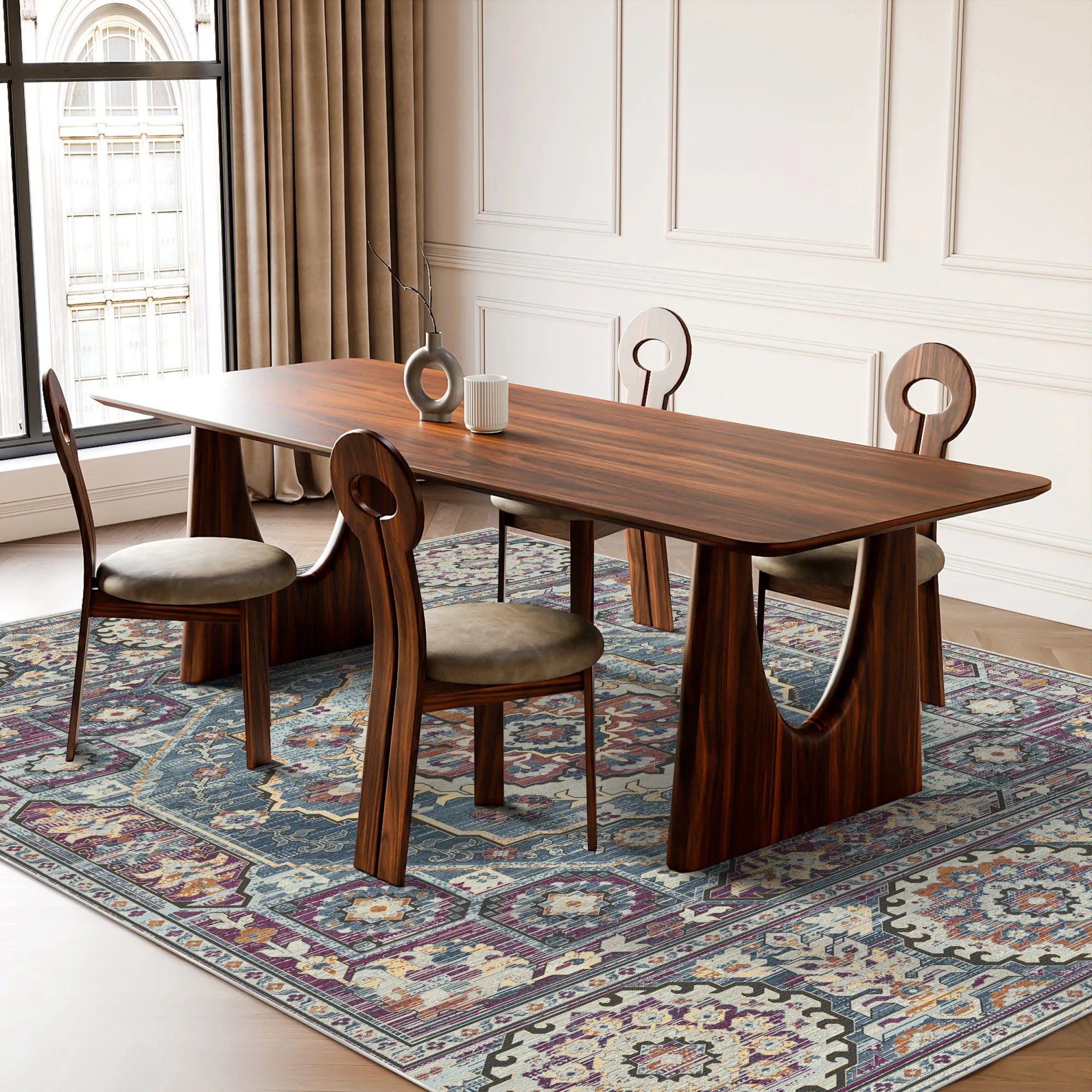 Sentry Indigo Gallery Rug