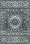 Cipher Cobalt Atelier Rug Navy Blue