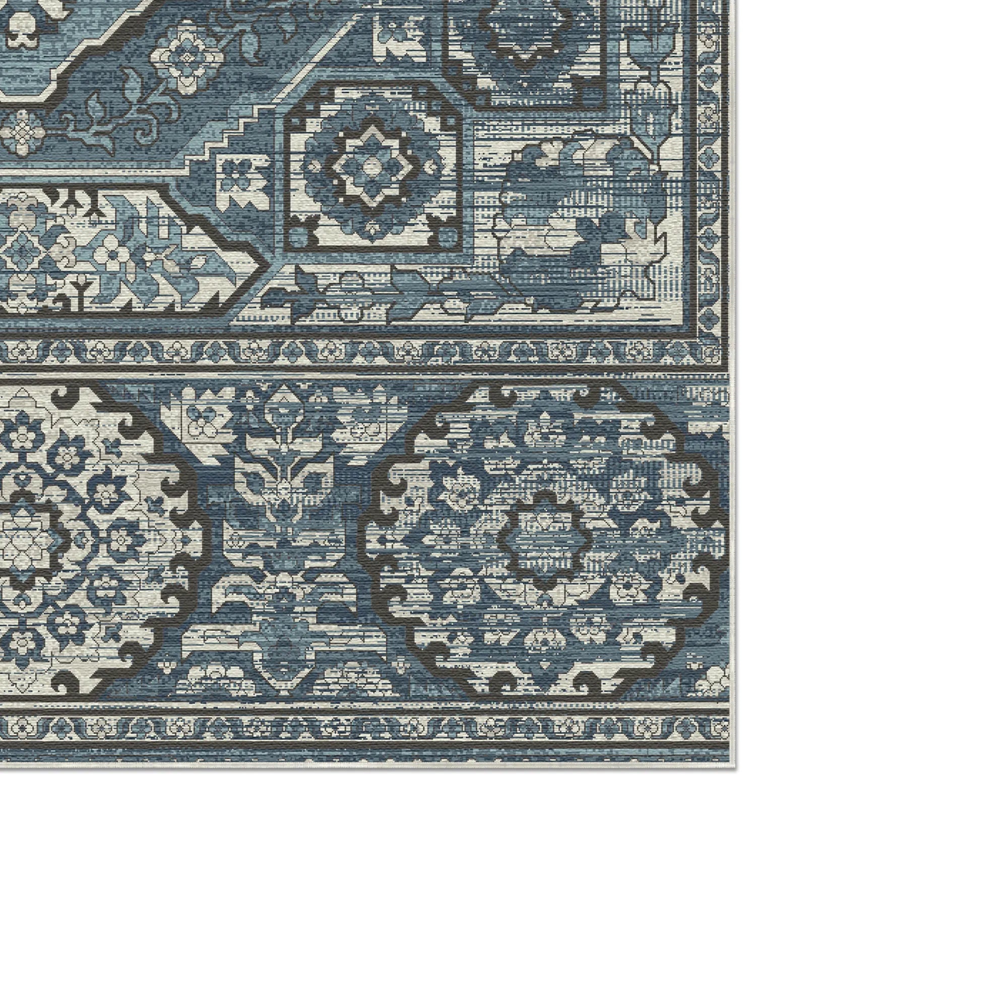 Cipher Cobalt Atelier Rug