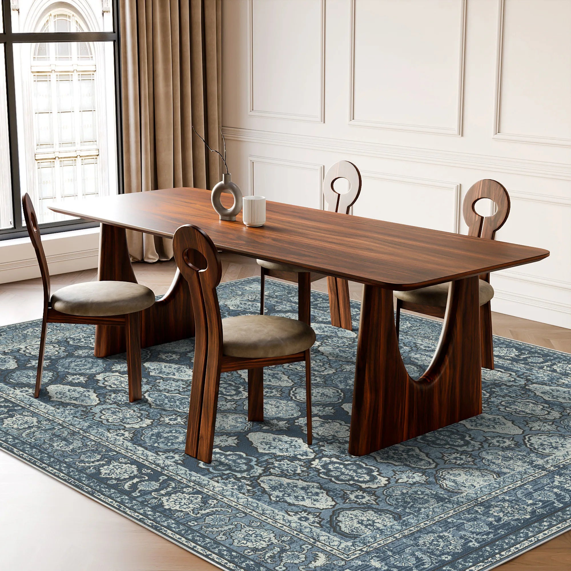 Azure Mosaic Zenith Rug