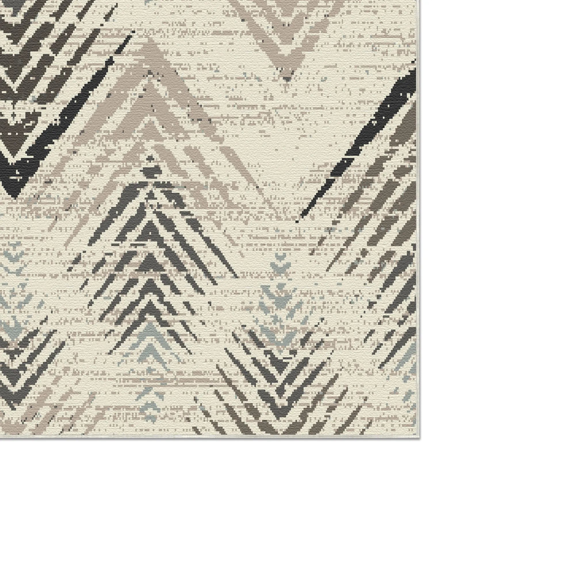 Alpine Drift Abstract Washable Rug