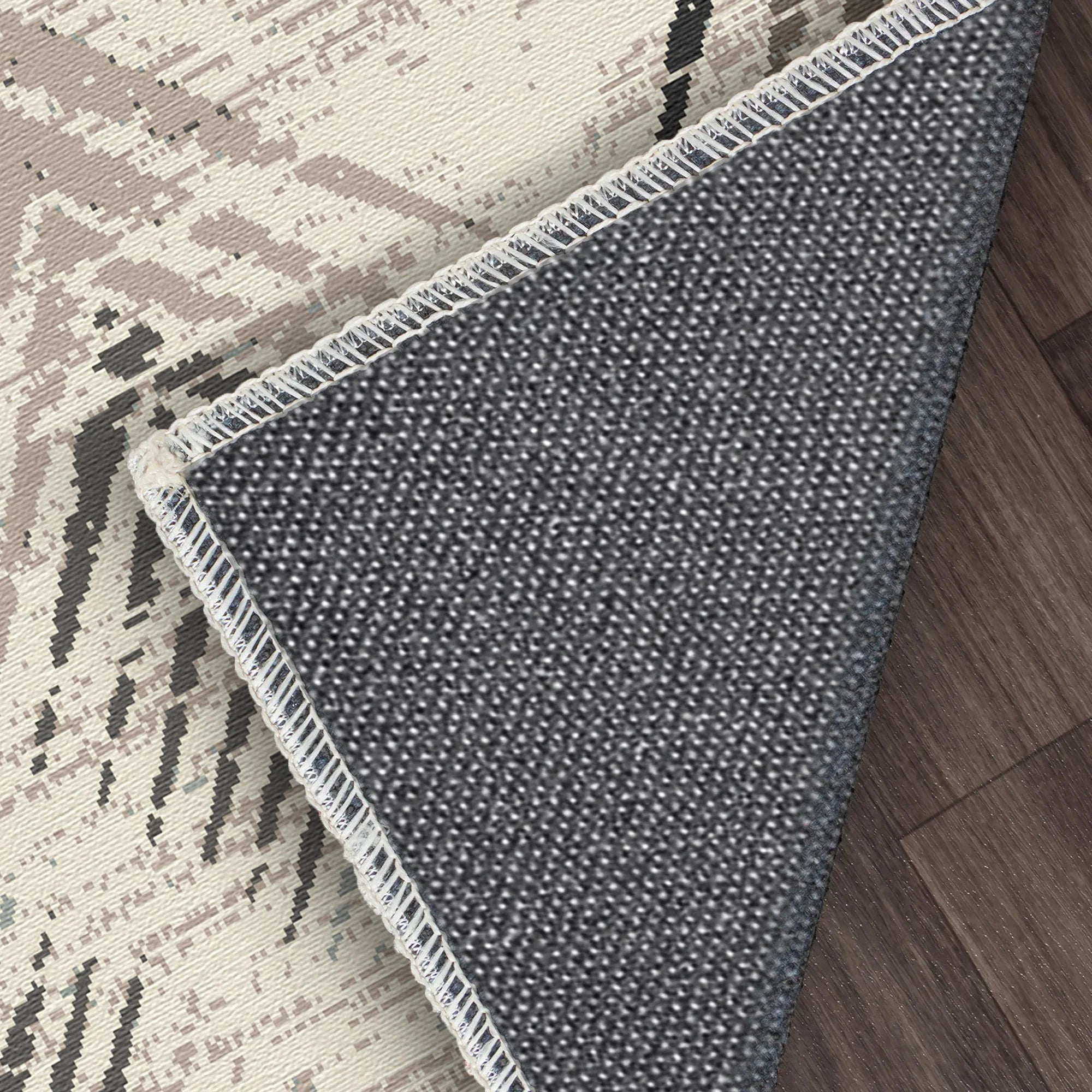 Alpine Drift Abstract Washable Rug
