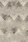 Tundra Echo Distressed Washable Rug Taupe