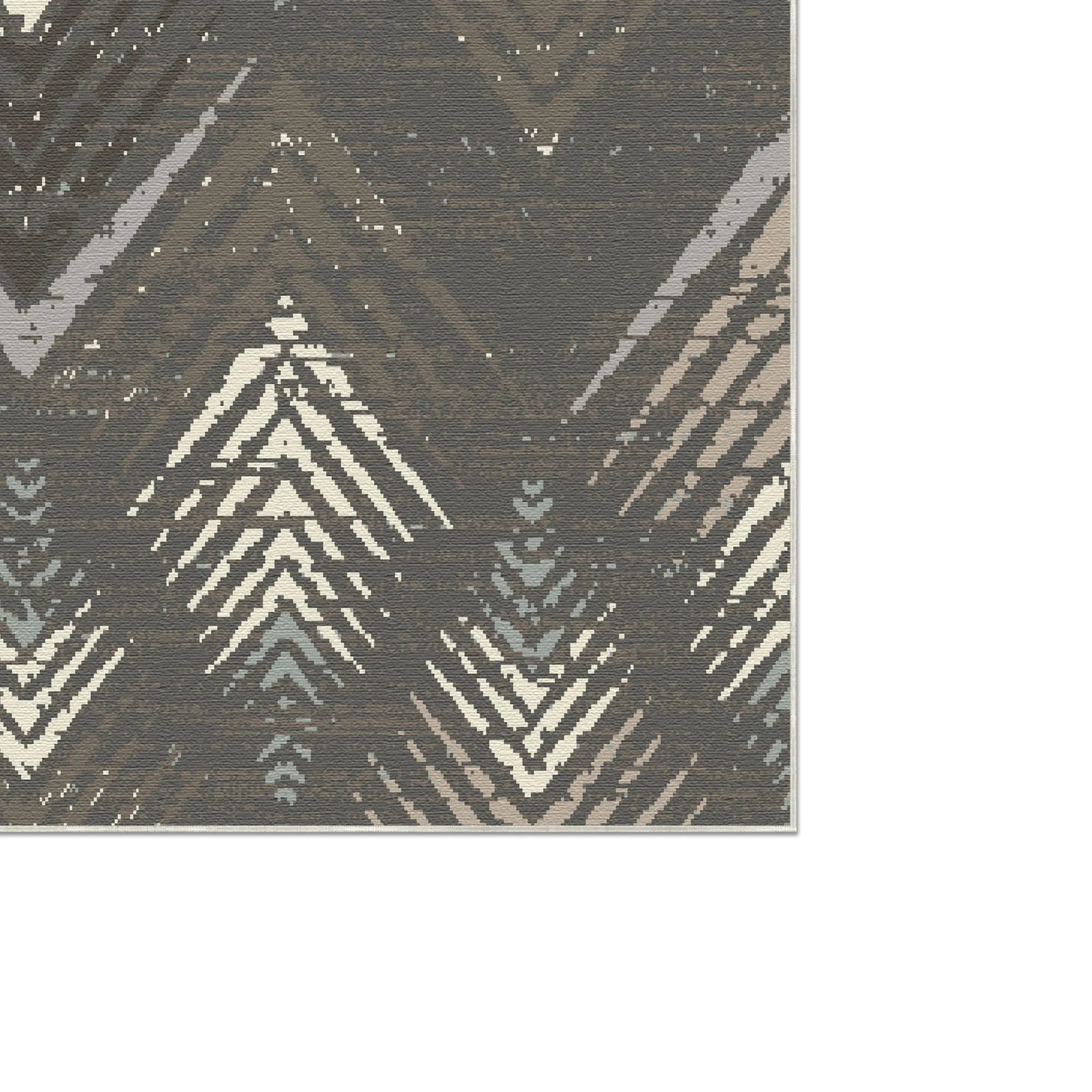 Canyon Shadow Abstract Washable Rug