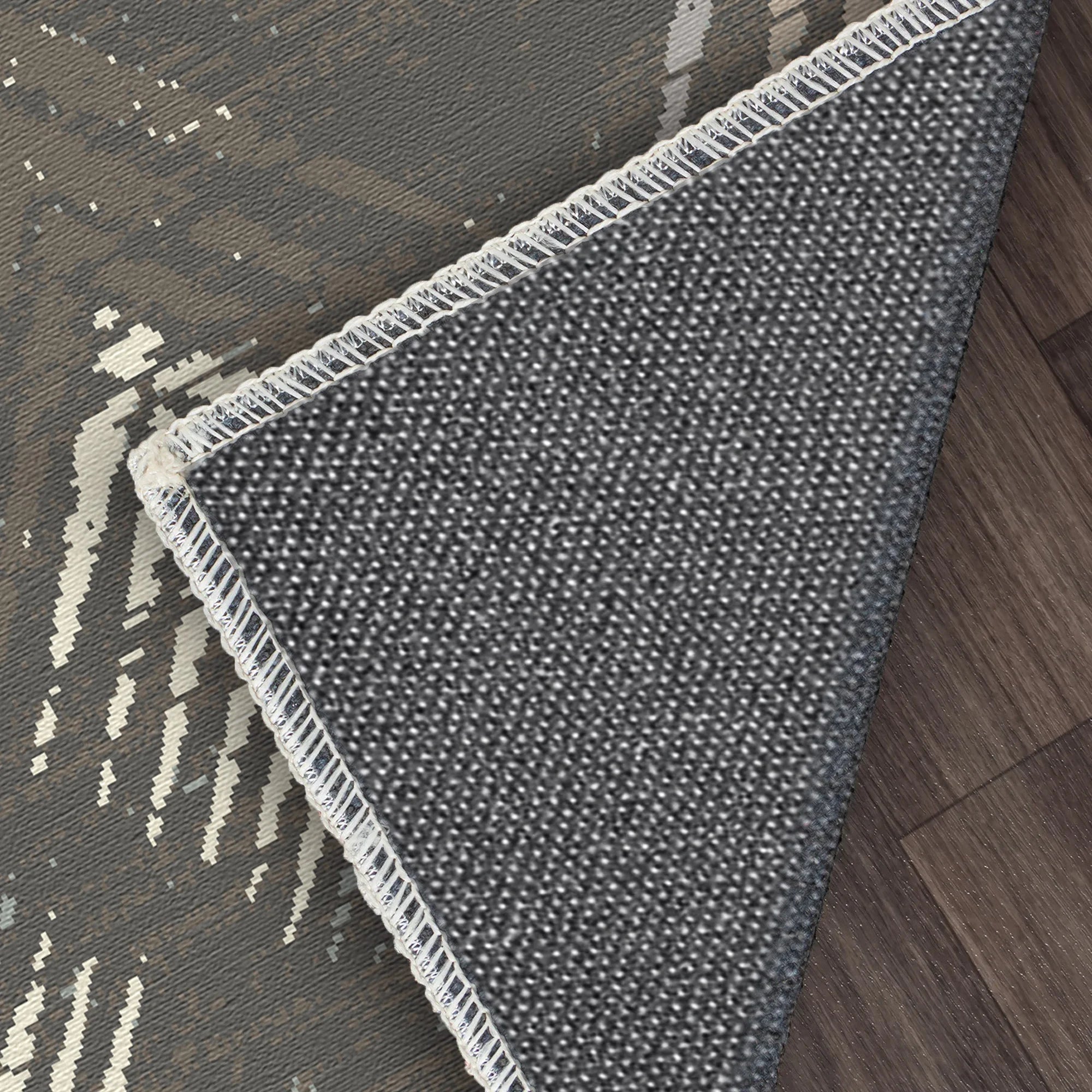 Canyon Shadow Abstract Washable Rug