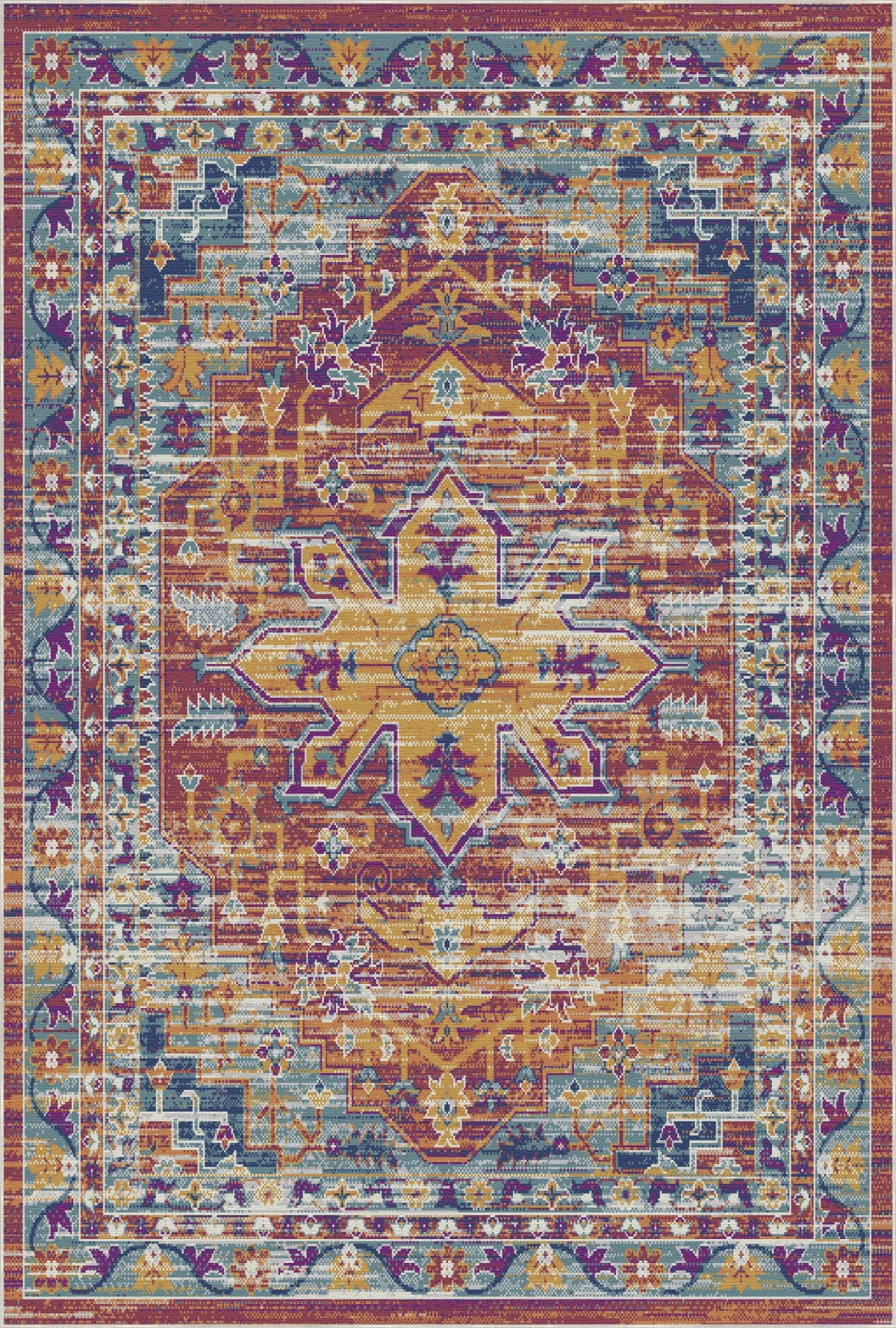 Ember Star Meridian Rug