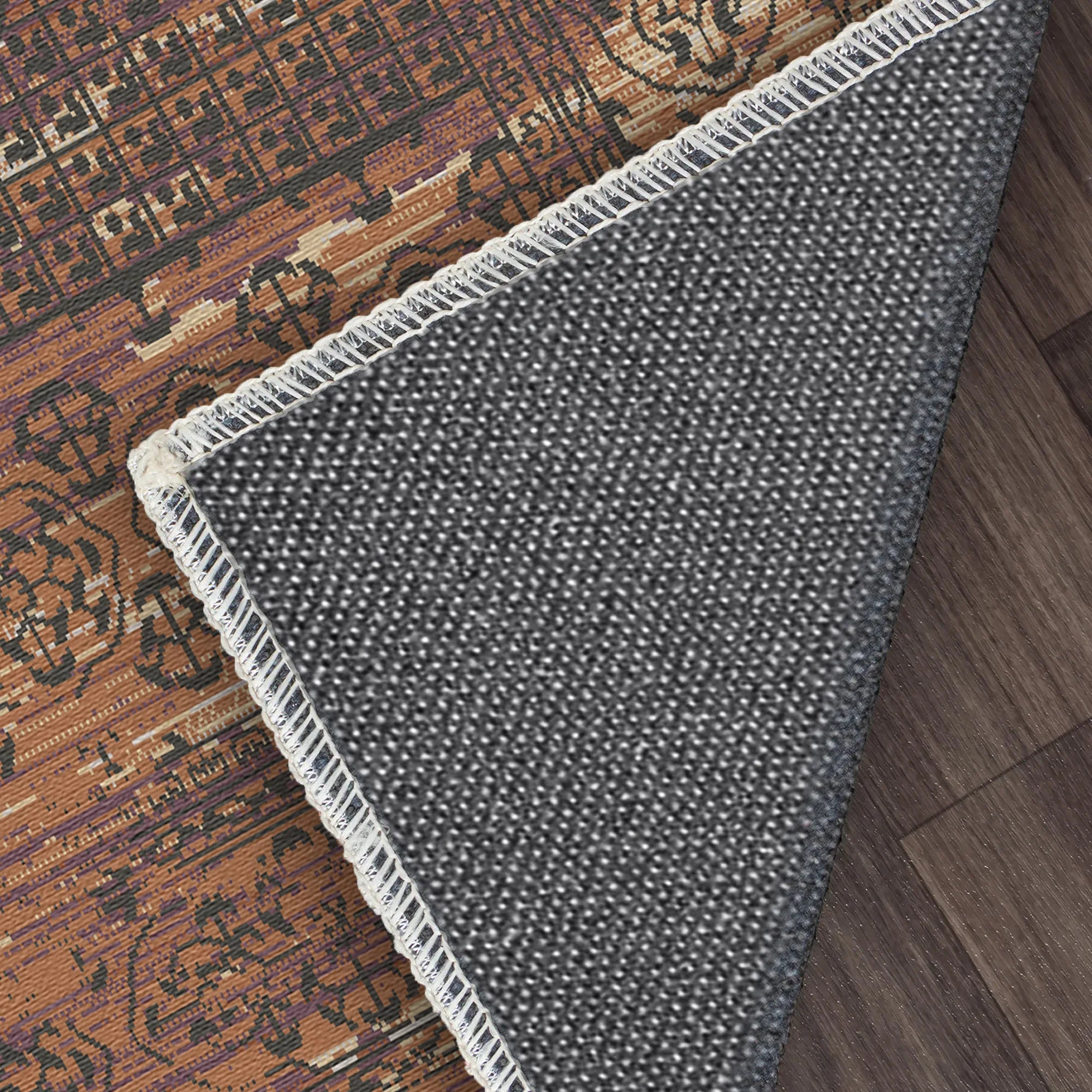 Vesper Copperstone Geometric Rug
