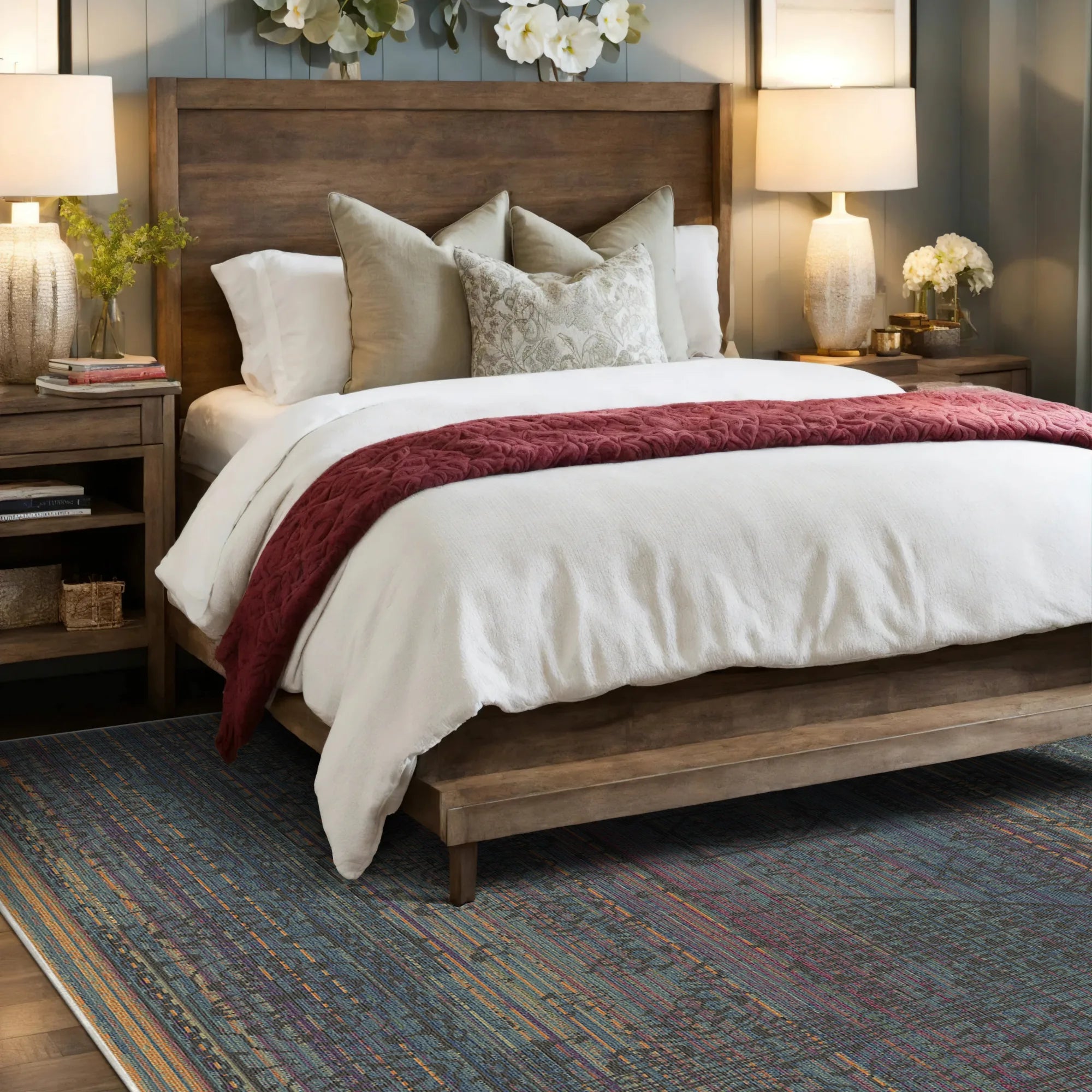 Aether Spectrum Geometric Rug