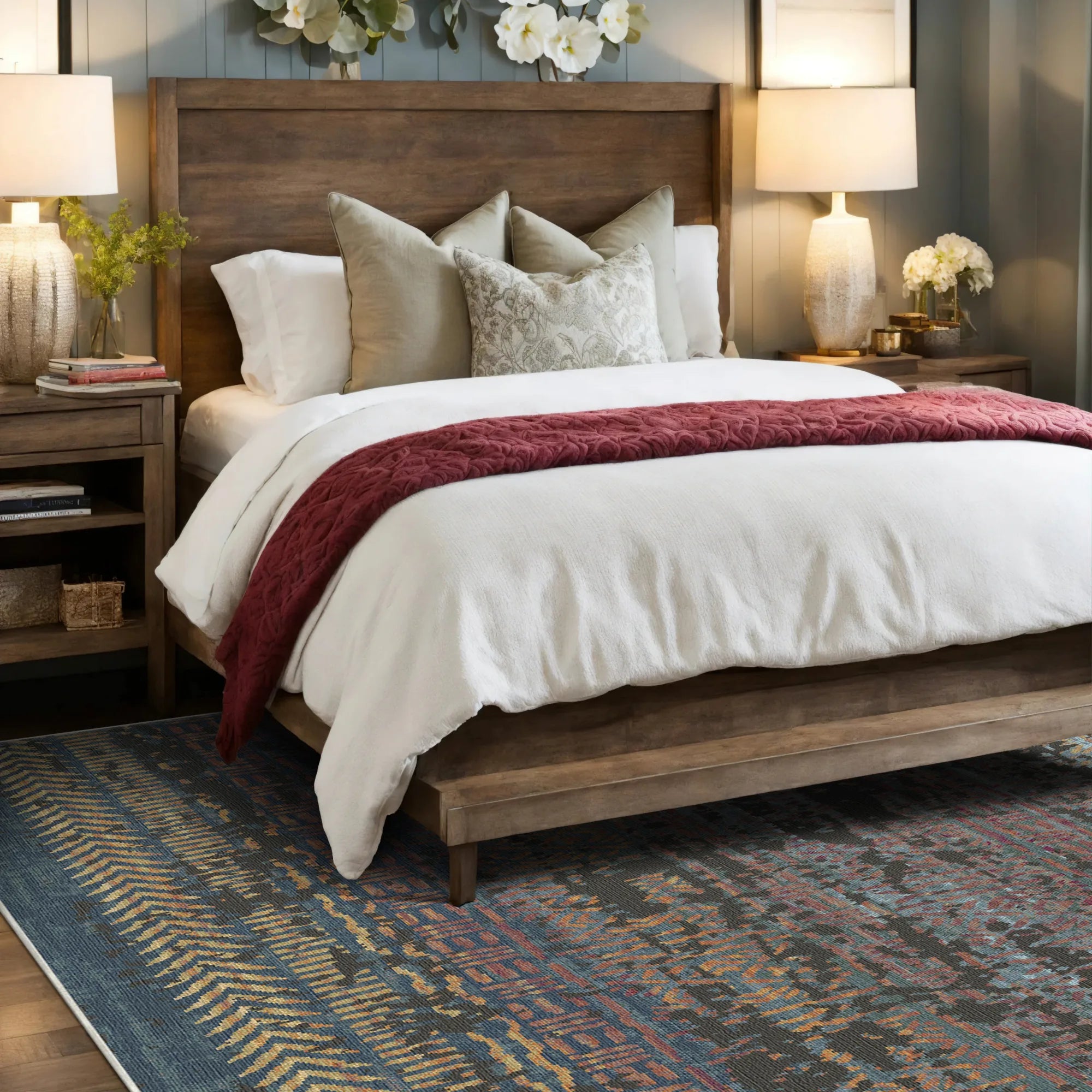 Obsidian Dusk Strata Rug