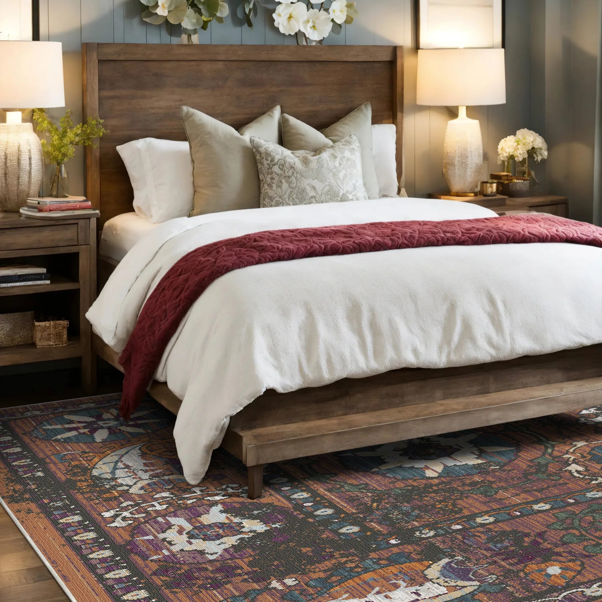 Saffron Lyric Botanical Rug