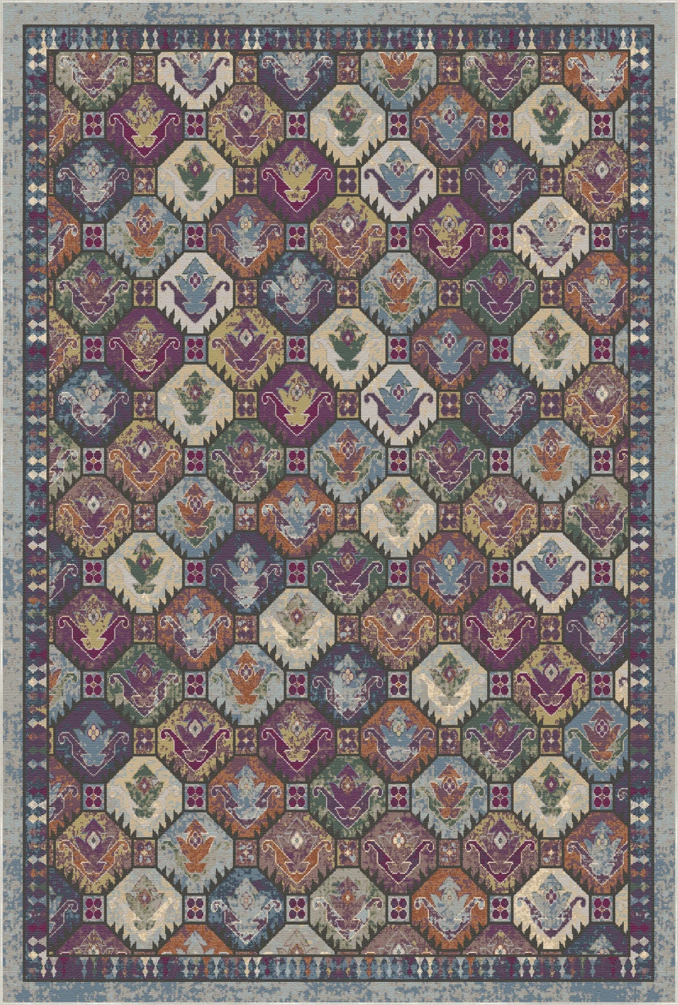 Nocturnal Jewel Mosaic Rug