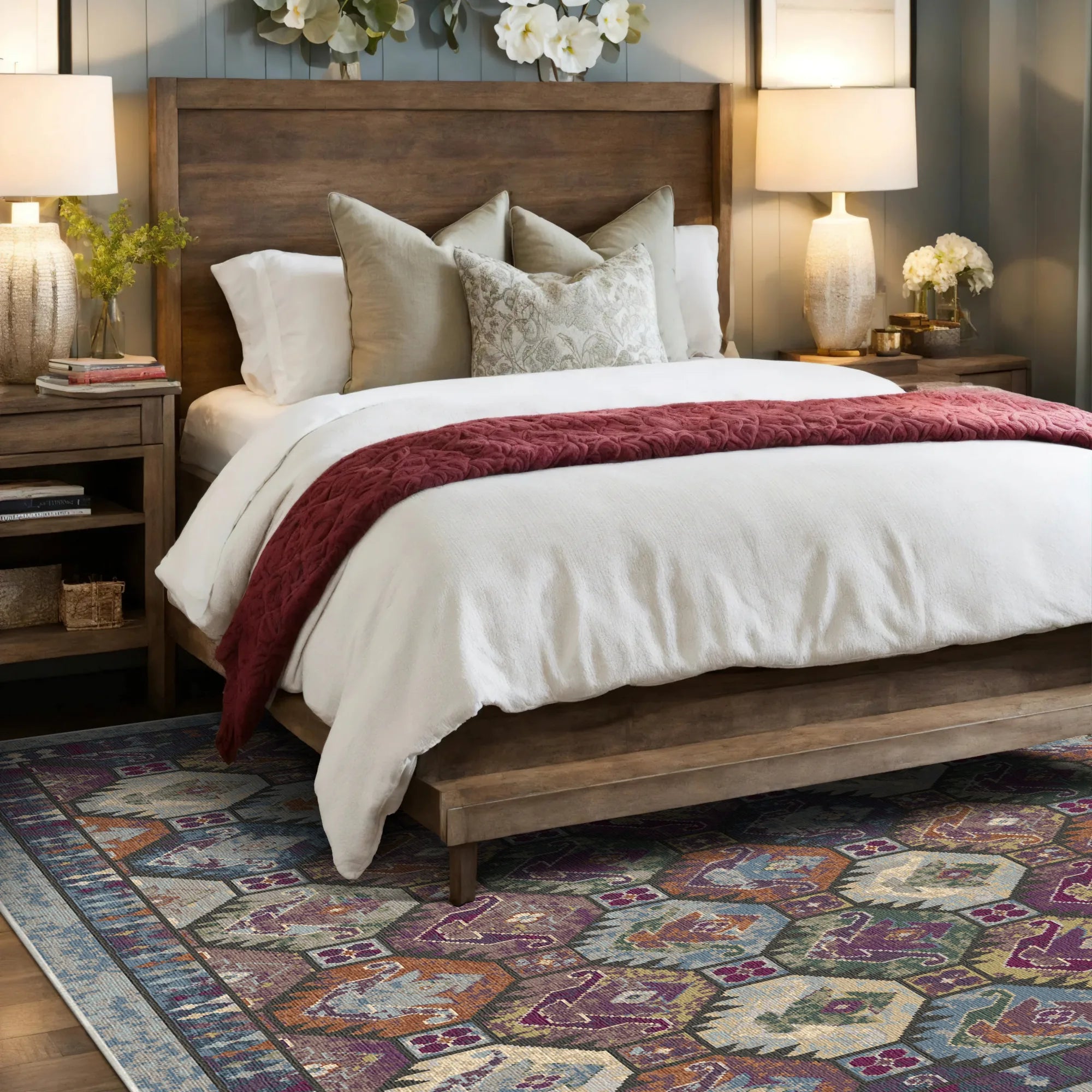 Nocturnal Jewel Mosaic Rug