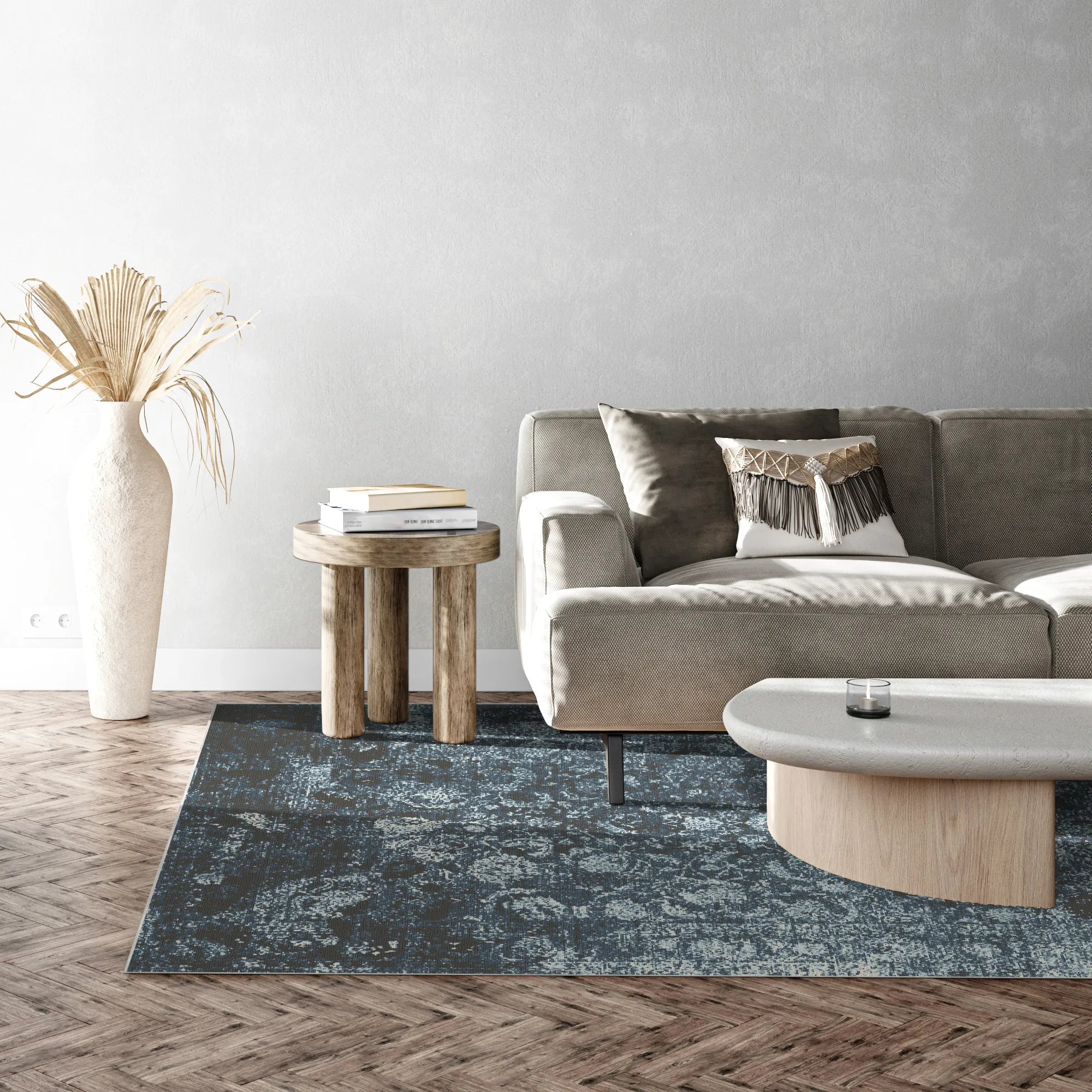 Abyssal Echo Medallion Rug