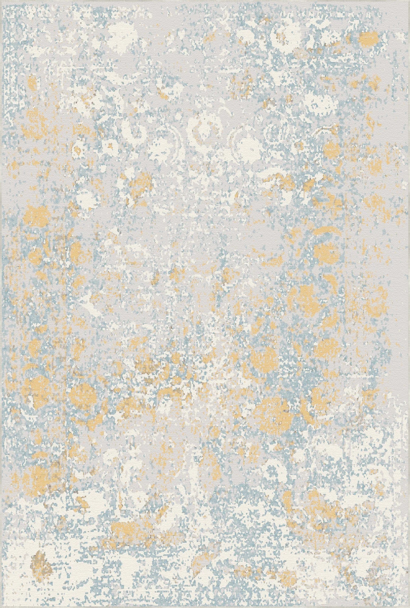 Gilded Frost Medallion Rug