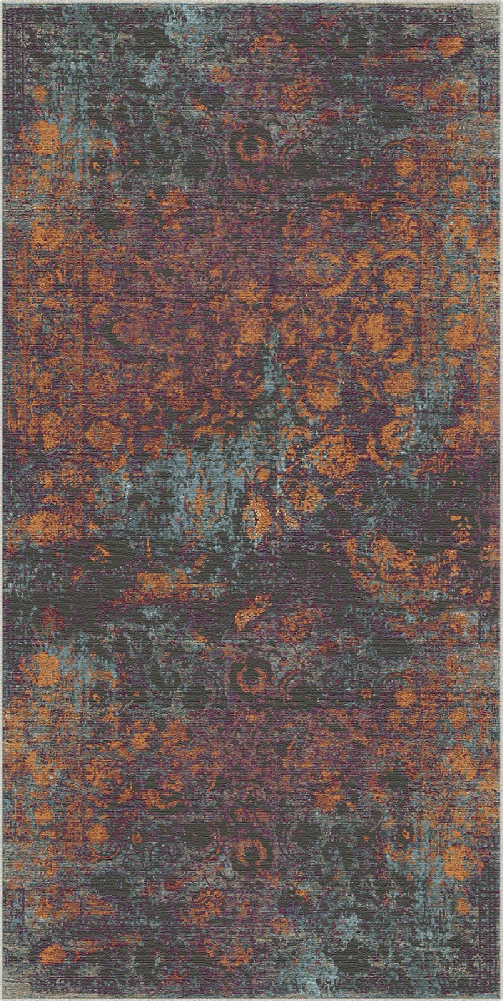 Tappeto Smoldering Dusk Medaglione