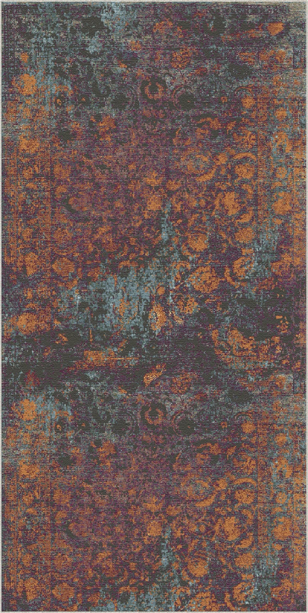 Tappeto Smoldering Dusk Medaglione