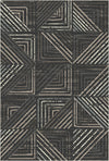 Graphite Grid Urban Washable Rug Anthracite