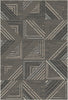 Slate Metro Geometric Washable Rug 