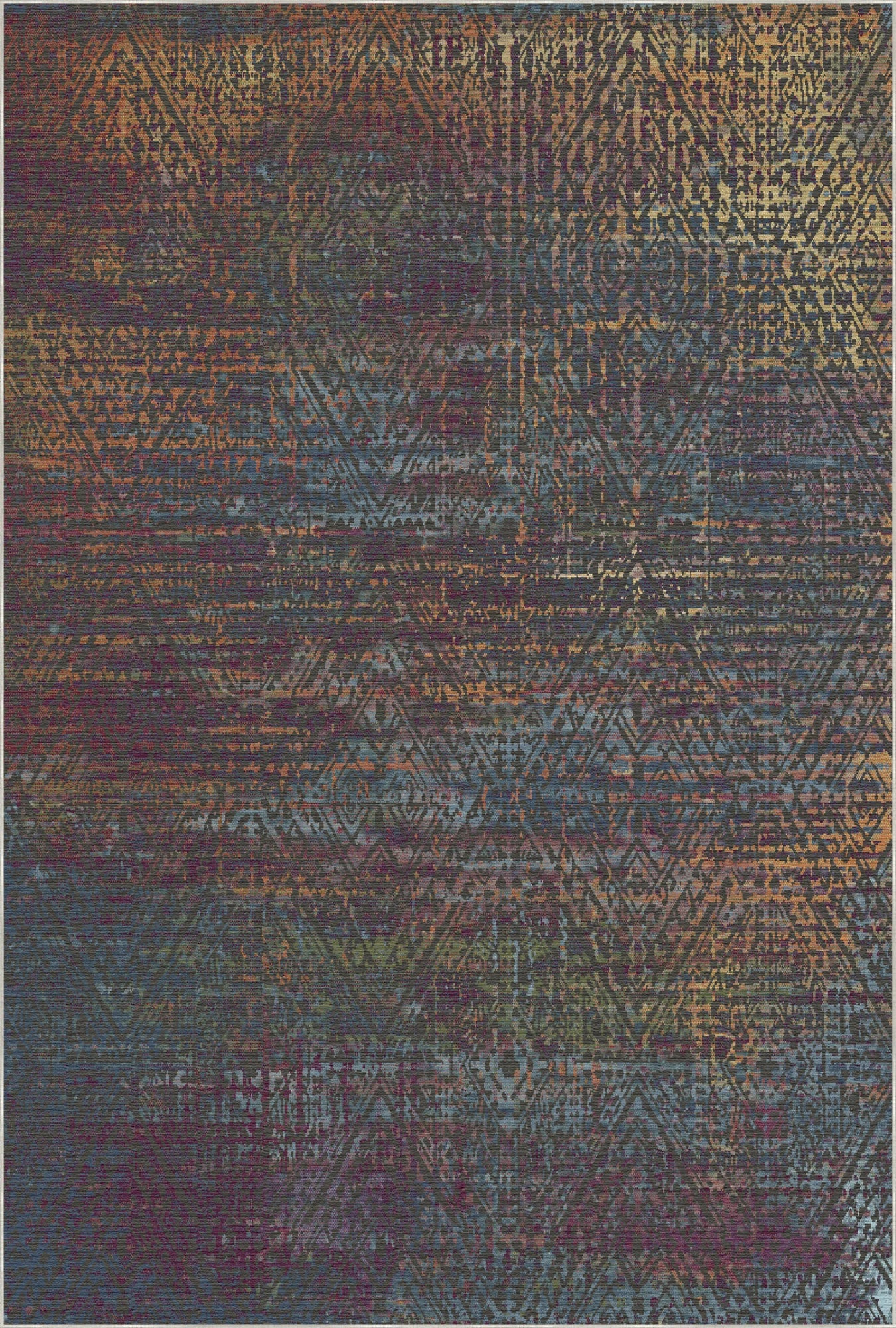 Mystic Horizon Lattice Rug