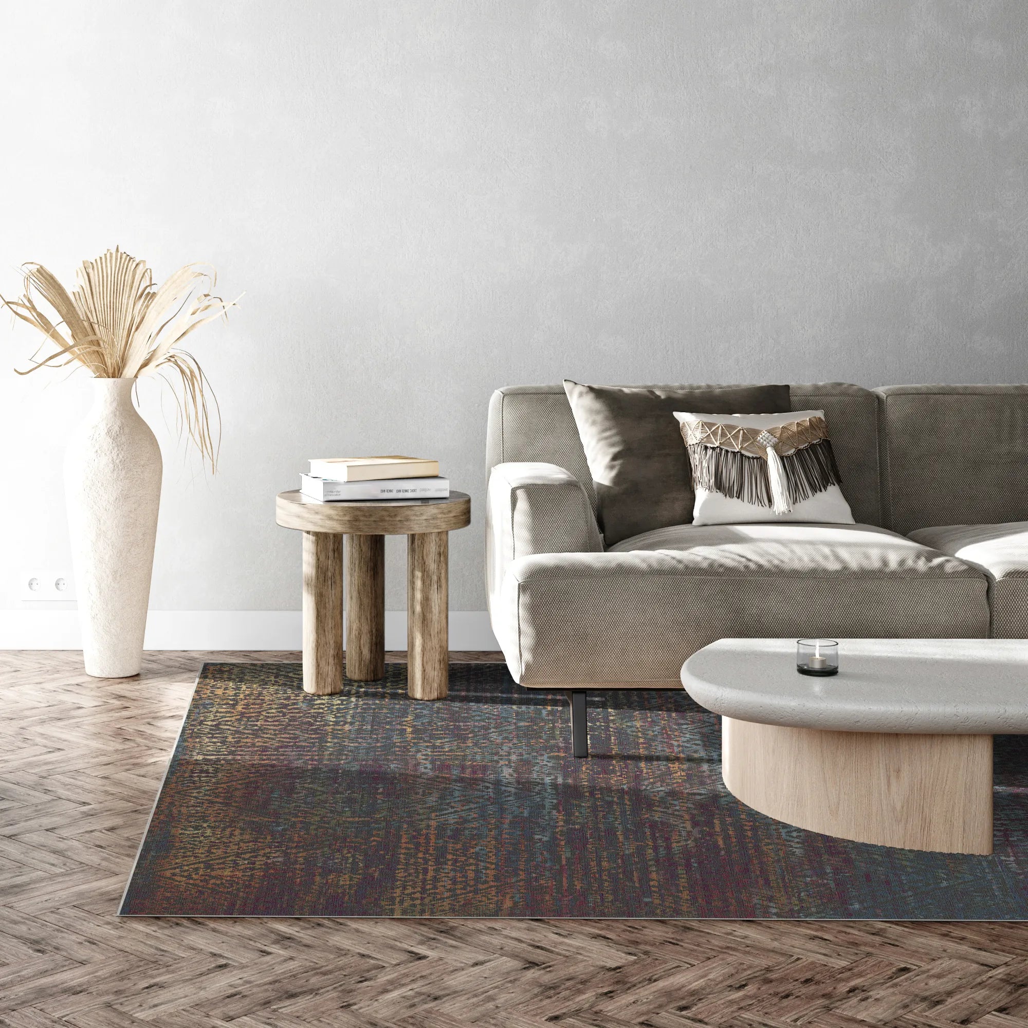 Mystic Horizon Lattice Rug