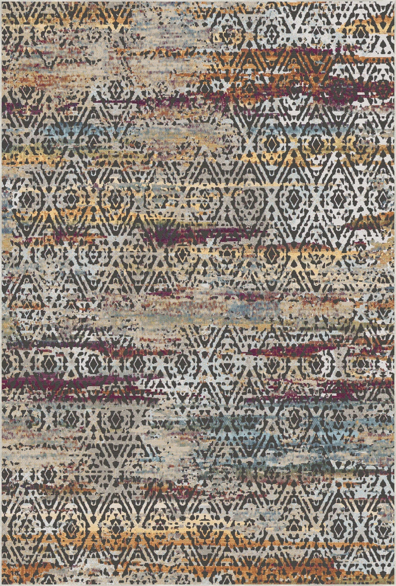 Vivid Solstice Geometric Rug