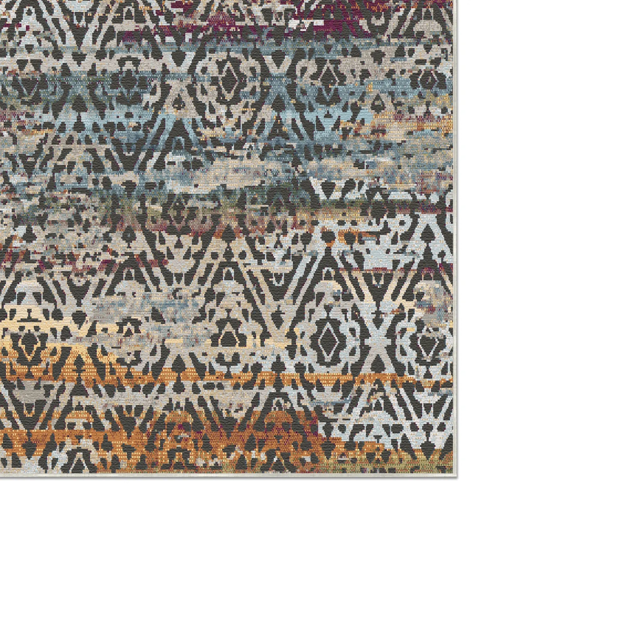 Vivid Solstice Geometric Rug