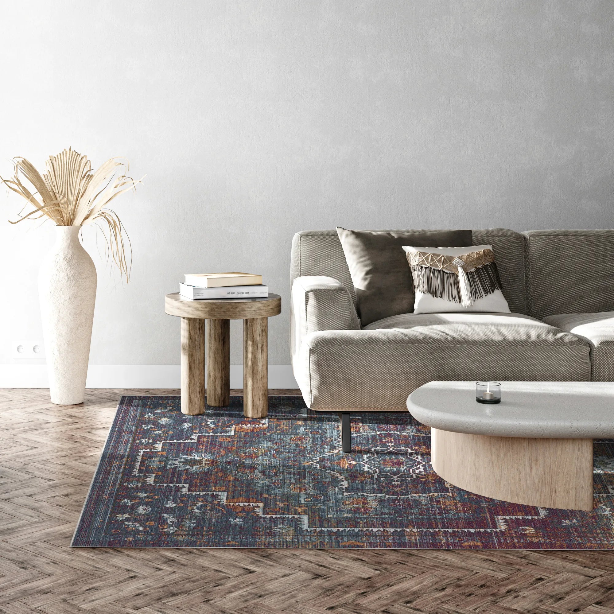 Tappeto Nocturnal Stepped Medaglione