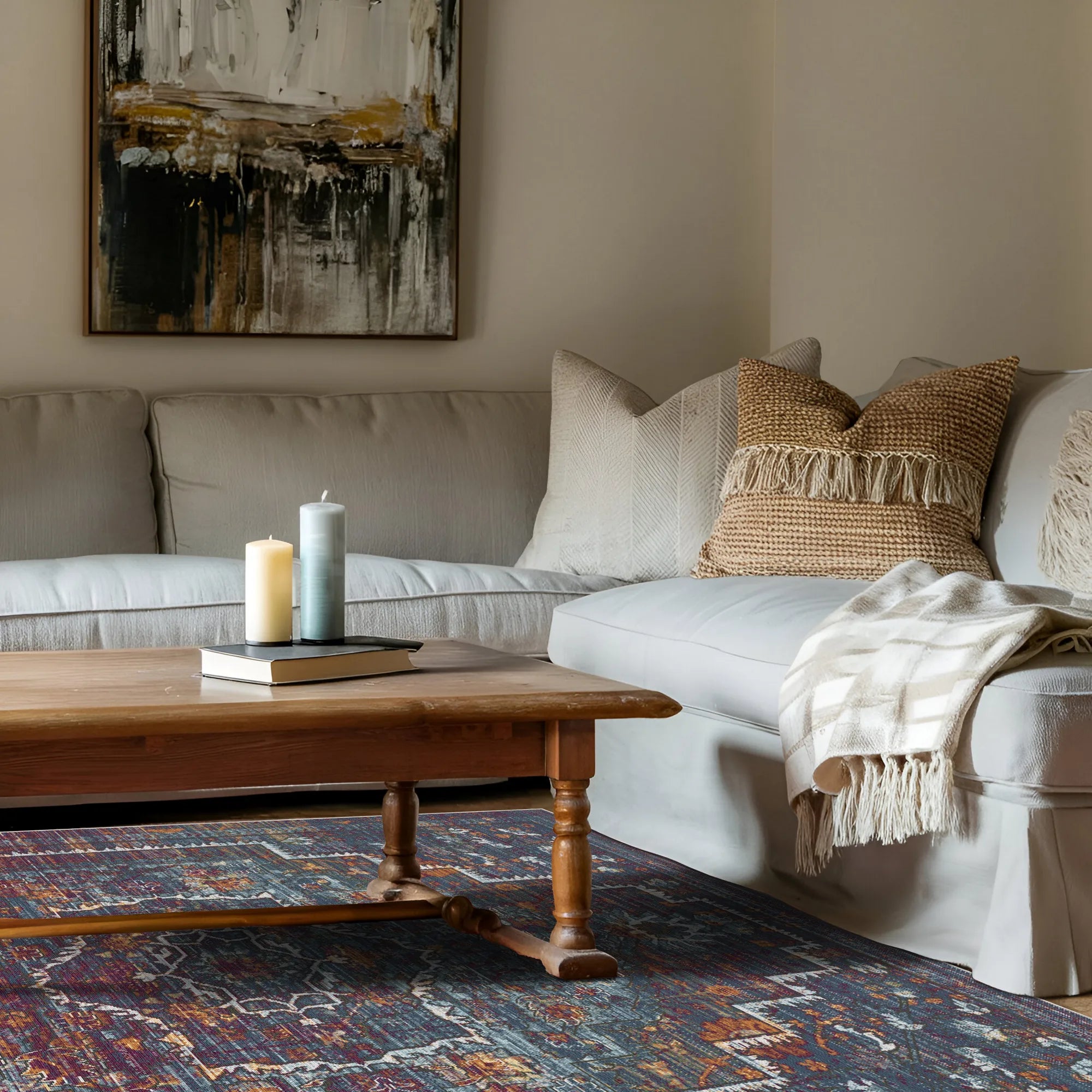 Tappeto Nocturnal Stepped Medaglione